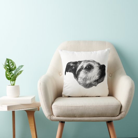 Quiet Pumpkin Lane — Terrier クッション (椅子)