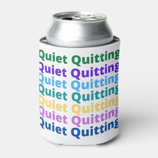 Quiet quitting 缶クーラー (缶正面)