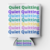Quiet quitting 缶クーラー (正面)
