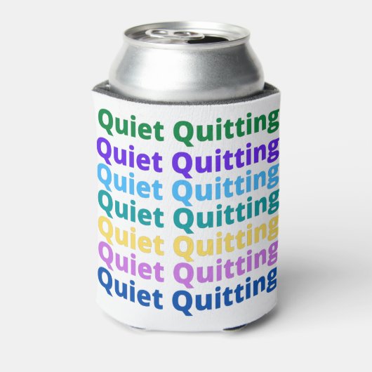 Quiet quitting 缶クーラー (缶裏面)