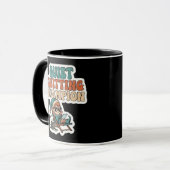 Quiet Quitting Elf Funny Office Humor Coffee Mug マグカップ (正面左)