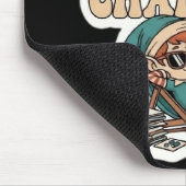 Quiet Quitting Elf Funny Office Humor Dark Mode  マウスパッド (コーナー)