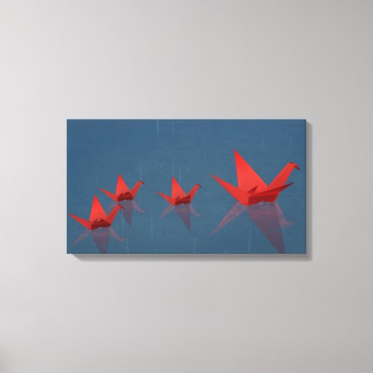 Quiet Rainy Dayキャンバス印刷 キャンバスプリント (正面)