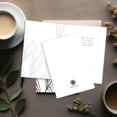 Quiet Reeds — Minimal Get Well Card カード