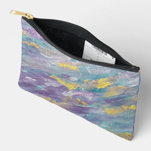 Quiet Reign Modern Art アクセサリーポーチ (見開き)