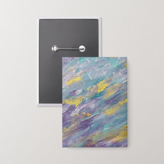 Quiet Reign Modern Art 缶バッジ (正面/裏面)