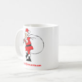 quiet santa コーヒーマグカップ (正面左)