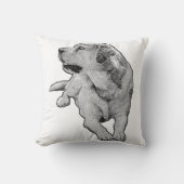 Quiet Sofa, Warm Eyes クッション (正面)