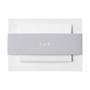 Quiet Soft Gray 2018秋Winter Color Trends 招待状ベリーバンド