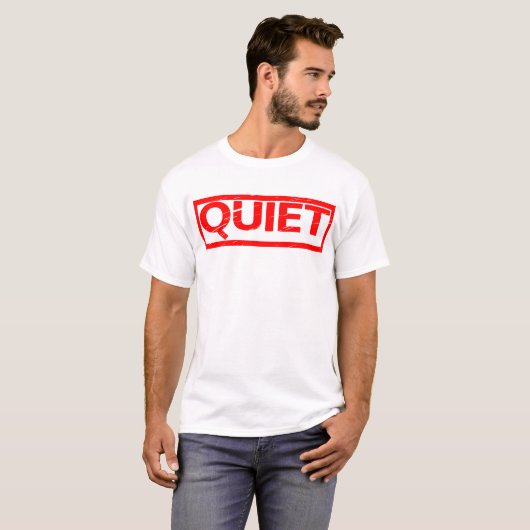 Quiet Stamp Tシャツ (正面フル)