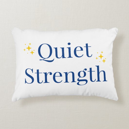 Quiet Strength アクセントクッション (正面)