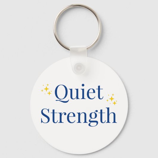 Quiet Strength キーホルダー (正面)