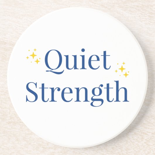 Quiet Strength コースター (正面)
