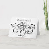 Quiet Strength – Desert Ink 激励カード カード (正面)