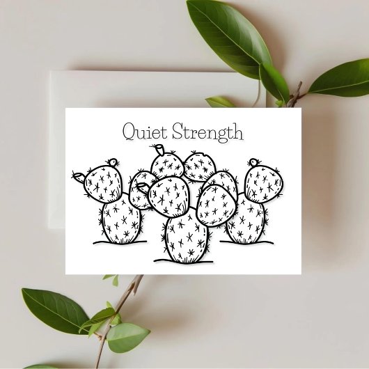 Quiet Strength – Desert Ink 激励カード カード
