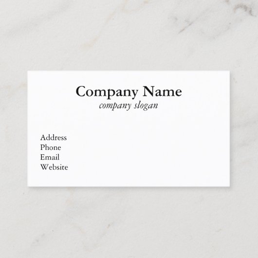 Quiet Surf名刺 名刺 (裏面)