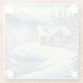 Quiet time in the woods ガラスコースター (裏面)