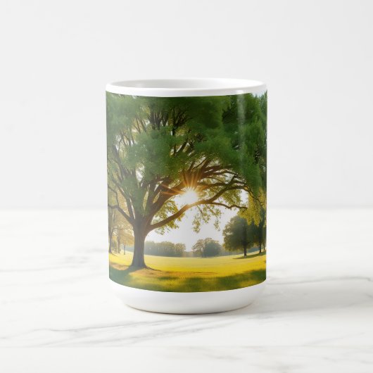 Quiet Time With a Big Tree コーヒーマグカップ (中央)