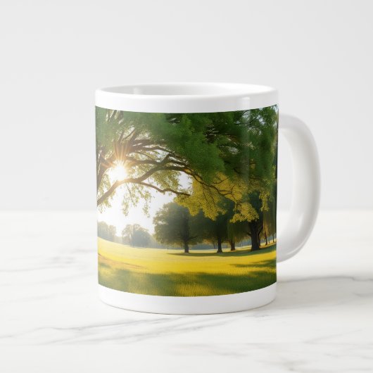 Quiet Time With a Big Tree ジャンボコーヒーマグカップ (正面右)