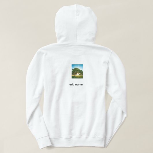 Quiet Time With a Big Tree – Nature T‑Shirt パーカ (デザイン裏面)