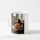 Quiet Time With Jesus Mug コーヒーマグカップ (正面左)