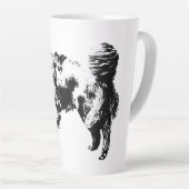 Quiet Watch in October Light カフェラテマグ (右アングル)