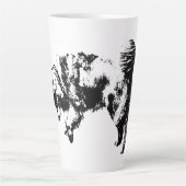 Quiet Watch in October Light カフェラテマグ (正面)