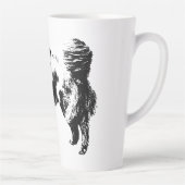 Quiet Watch in October Light カフェラテマグ (右)