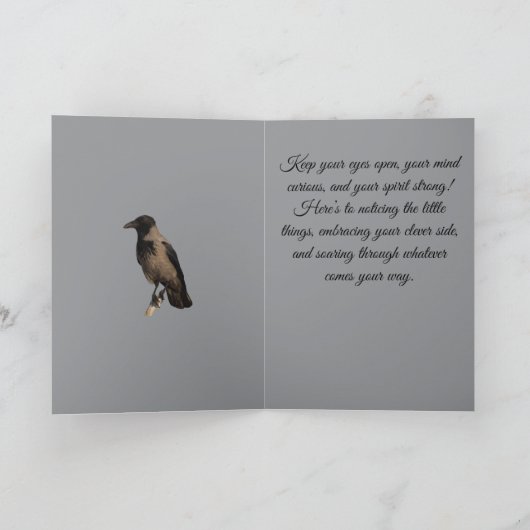 Quiet Watcher The Hooded Crow カード (内部)