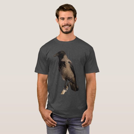 Quiet Watcher The Hooded Crow Tシャツ (正面フル)
