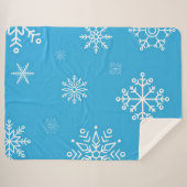 Quiet Winter Mood シェルパブランケット (正面(横))