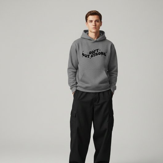 Quietly Becoming Bold Retro Typography Design パーカ