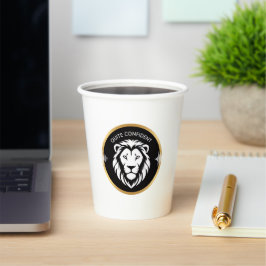 Quietly Confident – Minimal Typography Design for 紙コップ