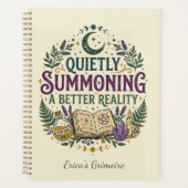 Quietly Summoning a Better Reality Grimoire プランナー手帳 (正面)