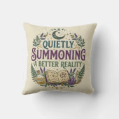 Quietly Summoning a Better Reality Mystical クッション (裏面)