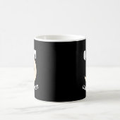 Quietly Unbothered Minimal Quote Mug – Calm Night  コーヒーマグカップ (中央)