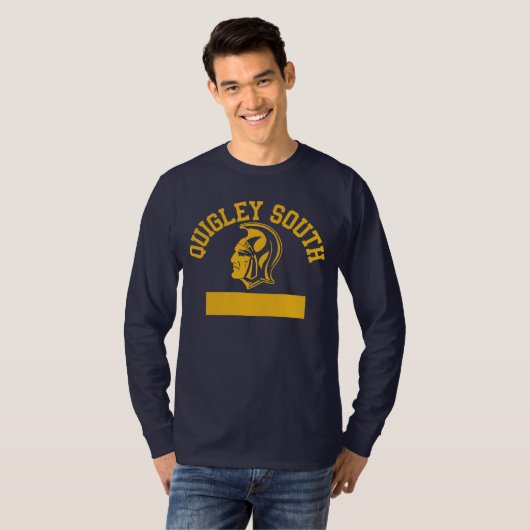 QUIGLEY SOUTH SPARTANS LOGO - SWEATSHIRT Tシャツ (正面フル)
