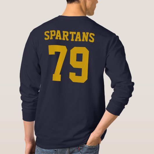 QUIGLEY SOUTH SPARTANS LOGO - SWEATSHIRT Tシャツ (裏面)