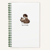 Quill and Curls：可能性のあるノートブックのページ ノートブック (正面)
