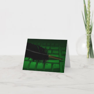 Quill and Keyboard カード