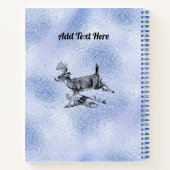 "Quill Pen"古いスタイルハードカバーファッションドジャーナル ノートブック (裏面)