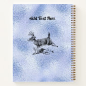 "Quill Pen"古いスタイルハードカバーファッションドジャーナル ノートブック (裏面)