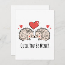 Quill You Be Mine: Hedgehog Love Coupleキス