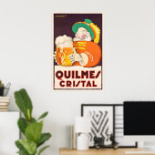 Quilmes Cristal Beer Drinks Mauzan Wine Beverage ポスター (ホームオフィス)