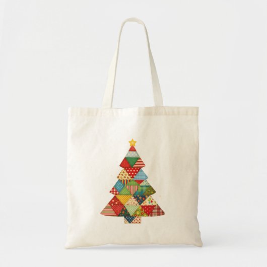 Quilt Christmas Tree Festive Quilt Lovers  トートバッグ (正面)