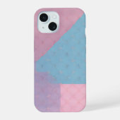 Quilted Pastel Geometric Phone Case iPhone 15ケース (裏面)