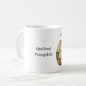 Quilted Pumpkin Patches コーヒーマグカップ (正面左)