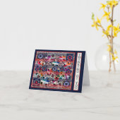 Quilterのあなたの考えることノートのカードマッチの紙 カード (黄色い花)