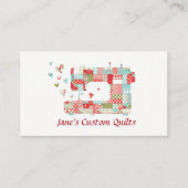 Quilterのミシンの名刺 名刺 (正面)