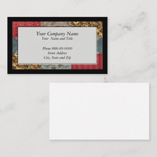 Quilterの名刺 名刺 (正面/裏面)